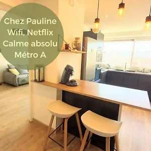  Appartement Magnifique Cocon - Metro A Republique - 2 Belles Avec Dressings - Wifi Gratuit - Netflix - Au Calme Absolu - Lumineux - Jardin Arbore Partage Dans La